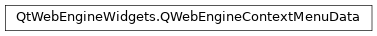 Inheritance diagram of PySide2.QtWebEngineWidgets.QWebEngineContextMenuData